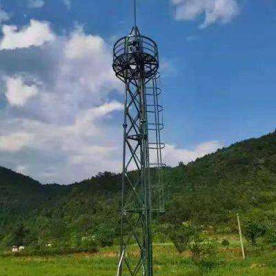 Steel Structure Microwave Antenna Communication Tower, Angle Steel 5G Signal Mobile Communication Base Station Tower photo-3