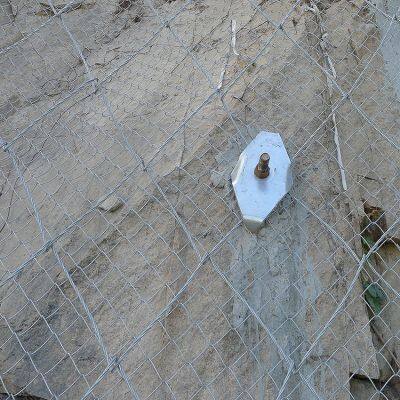 High-Tensile Spider Spiral Rope Mesh Active Protection System for Mountain Rockfall Plain Weave Technique Custom Cutting Welding