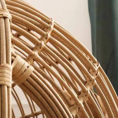 Modern Eco-Friendly PE Rattan Egg Shaped Hanging Chair Factory Price Patio Garden Swing Chair photo-5