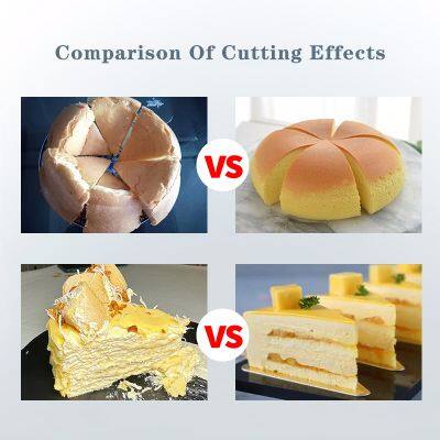Customized 20kHz Ultrasonic Cake Cutting Machine Ultrasonic Sandwich Cutter for Airline Food photo-5