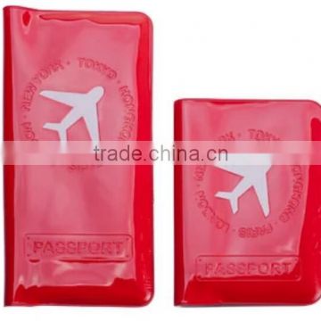 Elegent folder travel leather passport holder