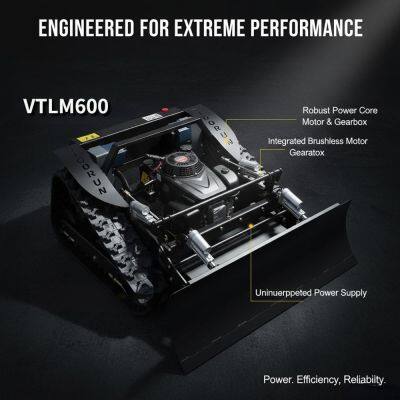Vigorun VTLM600 бензиновая газонокосилка с высокой редукцией червячного редуктора для обрезки травы на склонах гор