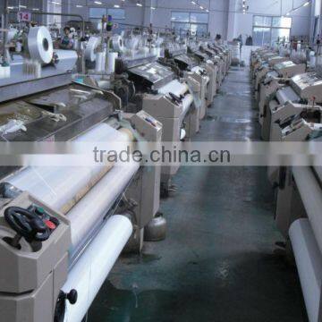 plain shedding double nozzle water jet loom