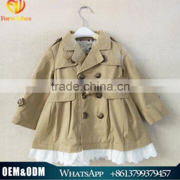Spring and Autumn Children's Coat Girls Jacket Kids Thick Wind Coat