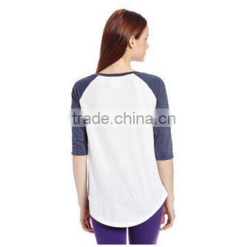 Ladies 3/4 Sleeve Raglan T-shirt photo-6