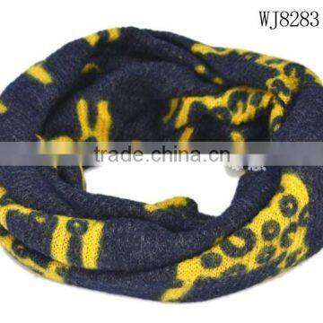 New Arrival Fashion Cute Cat Printed Circle Loop Style Autumn Winter Baby Kids Scarf photo-4