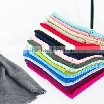 Best Selling Warm Woman Fashion Cashmere Pashmina Plain Shawl Scarf                        
                                                Quality Choice