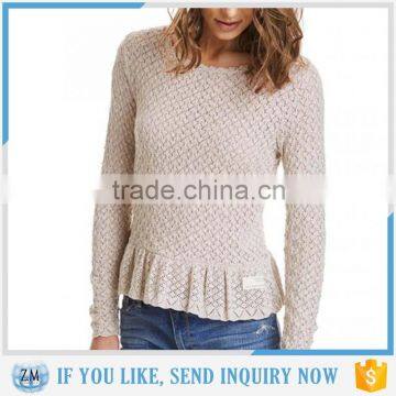 vogue crew neck sweater lady design