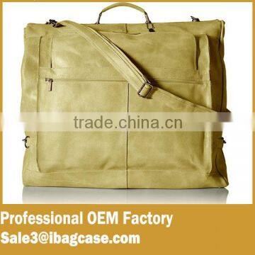 Leather Garment Bag Distressed Custom High Quality Suit Bag for Men photo-6