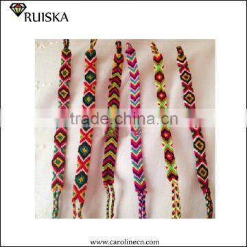 Handmade Cotton South American String Friendship Bracelets