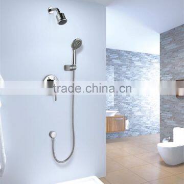 Bathroom Hidden Shower Set with Overhead Rain Shower CS001