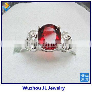 Ruby Corundum Gems Ring 925 Sterling Silver Ring Jewelry