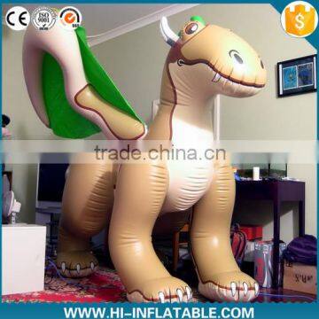 Excellent quality hot selling advertising inflatable cartoon dinosaur