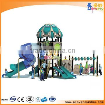 Colorful outdoor playgrounds kids metal playground slides