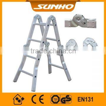 EN 131 Aluminum Industrial Multi-purpose Extension Collapsible Ladder