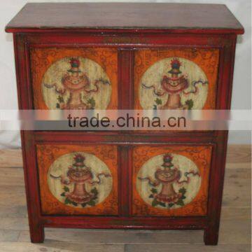 chinese antique furniture wooden tibet cabinet