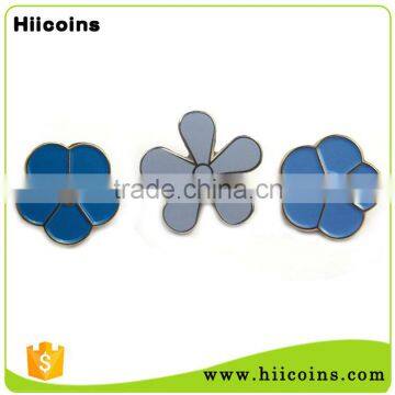 Soft Enamel Forget Me Not Metal Flower Lapel Pin