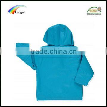 Eco-friendly 100% waterproof cheap raincoat children rain jacket