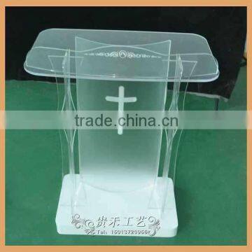 Factory Price Clear Acrylic Church Pulpit Modern Plexiglass Church Pulpit Supplier's Choice photo-5
