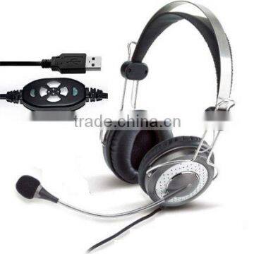 Excellent Sound Quality USB Computer Headphone USB-02MVN