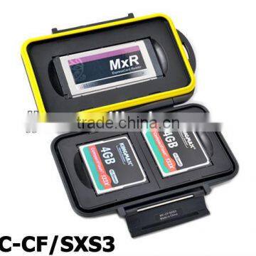 JJC Water proof Memory Card Case/holder MC-CF/SXS3 to store 2pcs CF cards & 1pcs SXS card