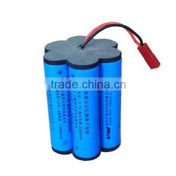 7.4V/6000mAh 18650 li Ion Rechargeable Battery for Head Lamp, Front Light, LED Lighting photo-3