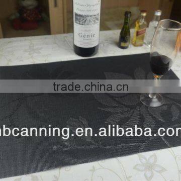 pvc placemats vinyl placemats/plastic placemats/woven pvc placemats for restaurants