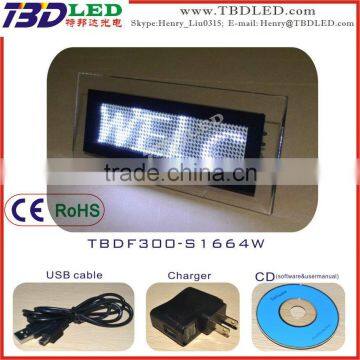 High-definition and Beautiful Crystal Screen Led Display/crystal Led Display Screen Sign/led Mini Moving Message Sign Board photo-4