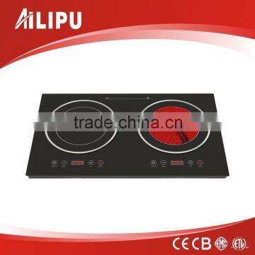 2016 Mix induction infrared electric stove double induction radiant cooker