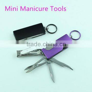 Portable Mini Manicure Tools And Function In Stainless Steel