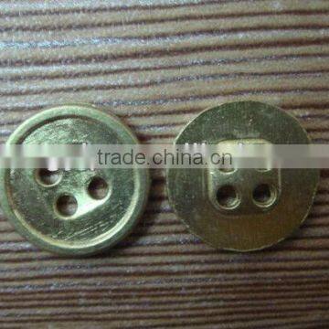 12mm 4 holes gold child shirt button