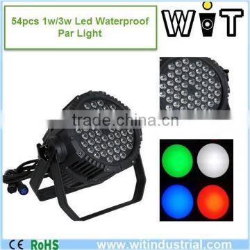 Factory Price Outdoor Waterproof Led 54 3w par light