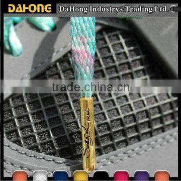 colorful flower printing flat custom metal aglet printed shoelaces                        
                                                Quality Choice