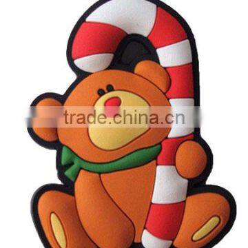 christmas bear Soft PVC Fridge Magnet