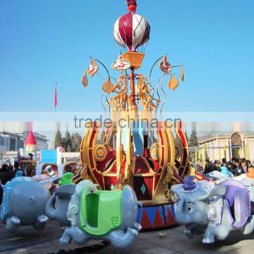 Best price interesting amusement Flying Elephant kids ride