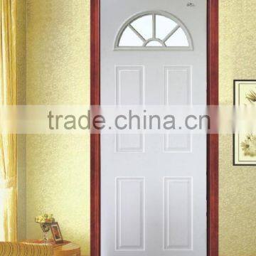 Steel Glass Door With Full Glass With Wooden or Steel Edge