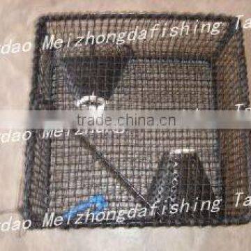 square wire net prawn trap