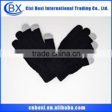 High quality China alibaba wholesale acrylic glove,smart finger touch screen glove