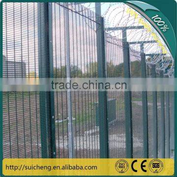 Guangzhou Factory Anti-climb Security Welded Mesh Fence/Security Wire Mesh Fencing (factory)