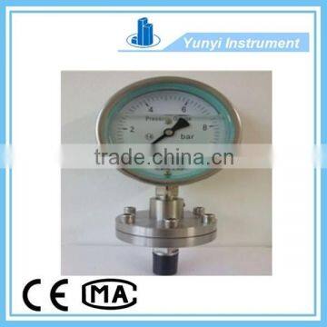 glycerine or silicone oil filled pressure gauge