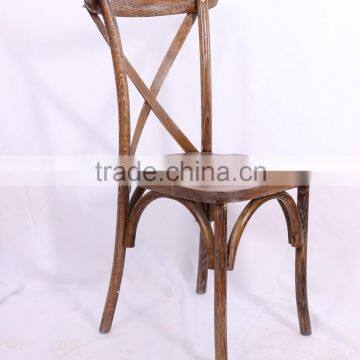 wooden antique finishing solid oak x cross back chairs                        
                                                                                Supplier's Choice