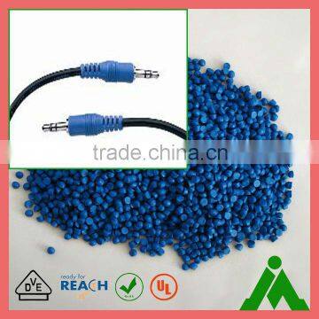 Halogen free flame retardant TPE plug material UL