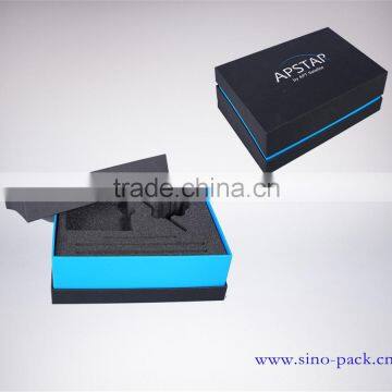 Upscale cardboard paper packaging box with inner tray