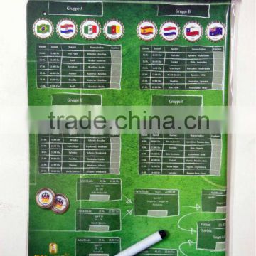 football world cup magnet matching board