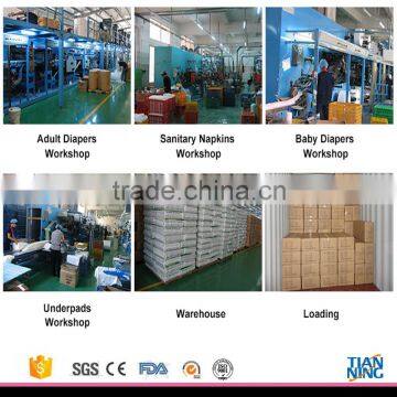 Winged Shape Super Absorption Disposable Cotton Sanitary Napkin With Blue ADL photo-5