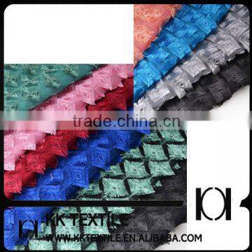 Square Brilliant Laser Chemical Lace Fabric