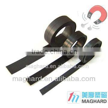 Extruding magnetic strip magnet coil tape coated UV