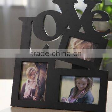 Letter Wood Collage Photo Frame,wedding Decoration,unique Cooletion Picture Frame