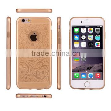 Fashione clear soft TPU case cover for iPhone 6 4.7