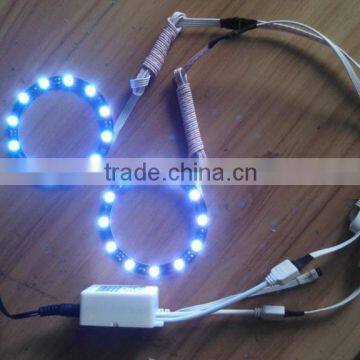 Color changing RGB auto led ange eye rings 5050smd 80mm 90mm 100mm 110mm 120mm